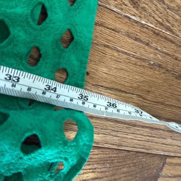 Vince Camuto green eyelet ruffle sun dress size 2p - Picture 6 of 11